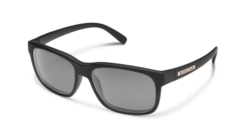 Suncloud Polarized Optics Stand Sunglasses, Matte Black S-SDPPGYMB