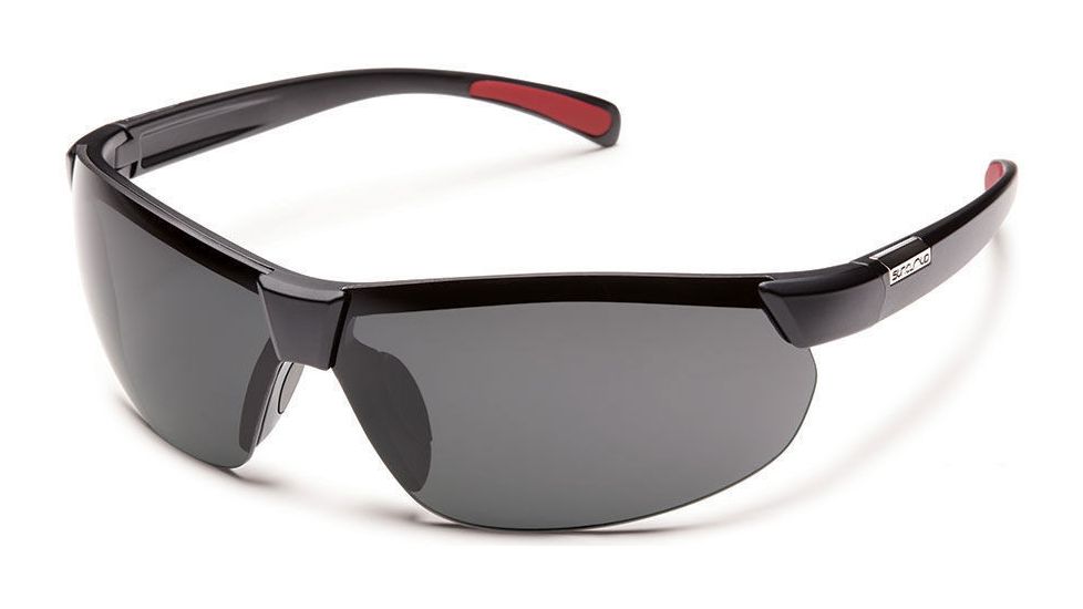 Suncloud Polarized Optics Switchback Sunglasses-Matte Black-Gray