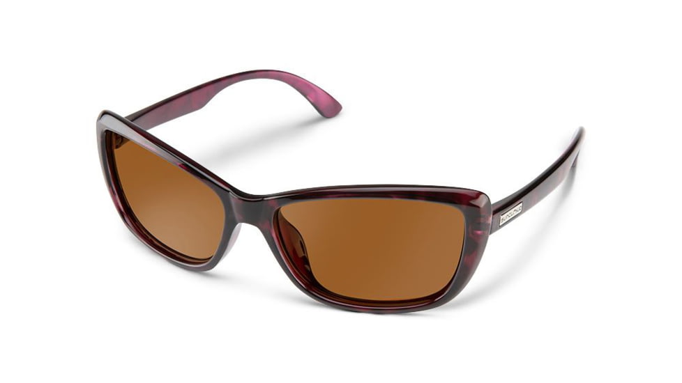 Suncloud Polarized Optics Throwback, Color - Violet Havana, Lens Color - Polarized Brow, 2023291WW59HB