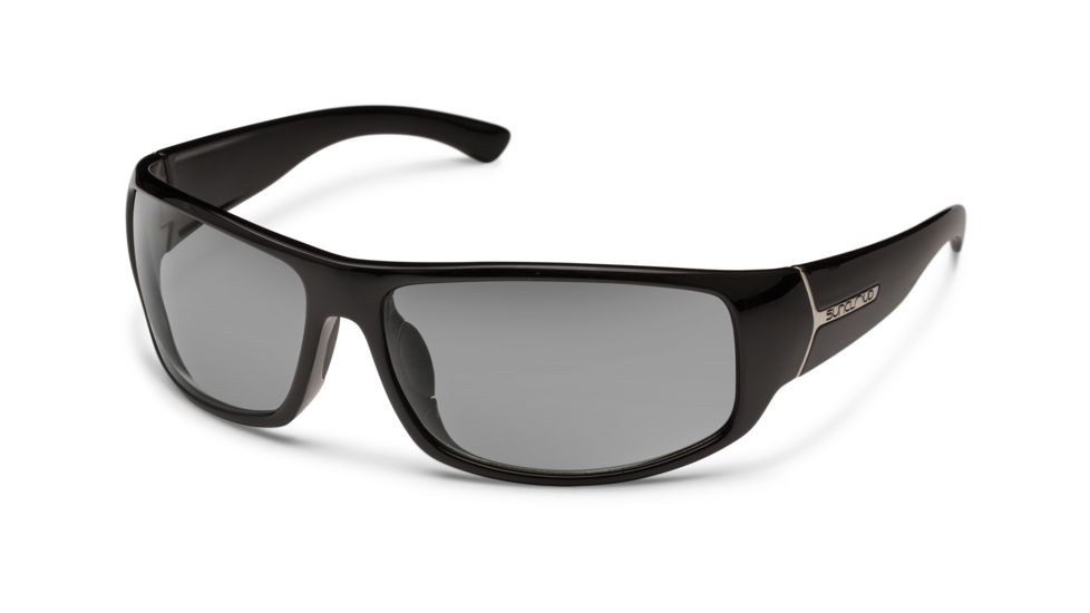 Suncloud Polarized Optics Turbine, Color - Black, Lens Color - Polarizedized Gray, S-TUPPGYBK