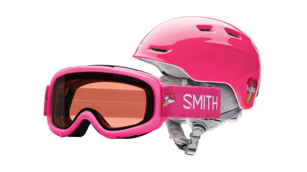 Suncloud Polarized Optics Zoom/Sidekick Youth Combo-Pink Sugarcone-Youth Small