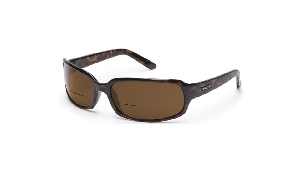 Suncloud Uptown Sunglasses, Tortoise Frame, Brown Polarized Reader Lens