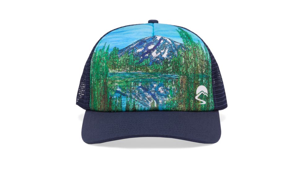 Sunday Afternoons Artist Series Trucker Cap, Alpine Reflection Trucker, One Size, S2A04640B51007