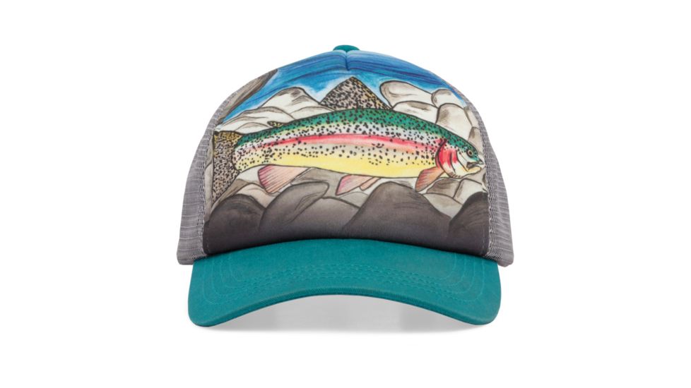 Sunday Afternoons Artist Trucker Cap, Rainbow Trout, One Size, S2D04529B77207