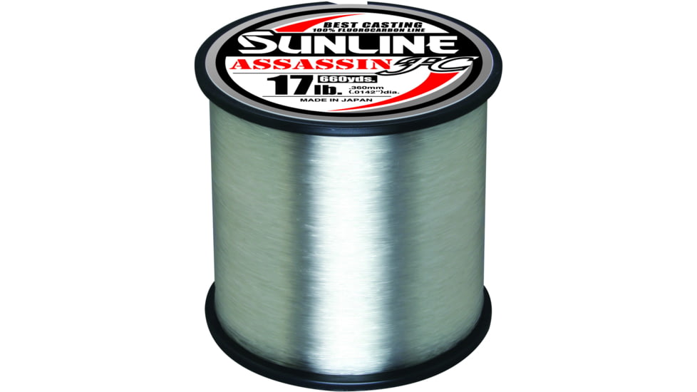 Sunline Assassin FC Fluorocarbon Line 12lb 660yd Clear, 63042464