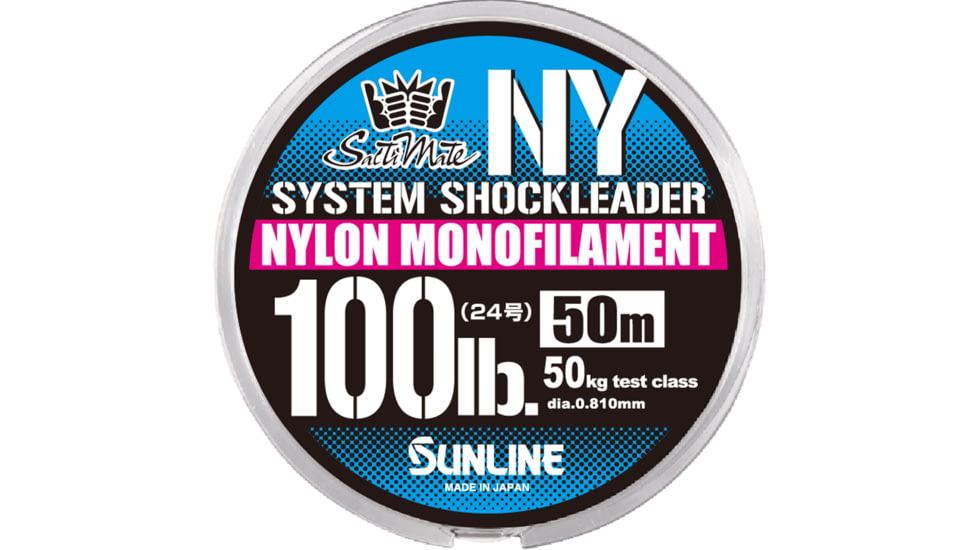 Sunline SaltiMate System Shock Leader Nylon 100lb, 50yds, 60024604