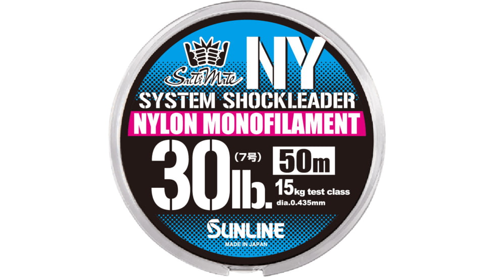 Sunline SaltiMate System Shock Leader Nylon 30lb, 50yds, 60024588