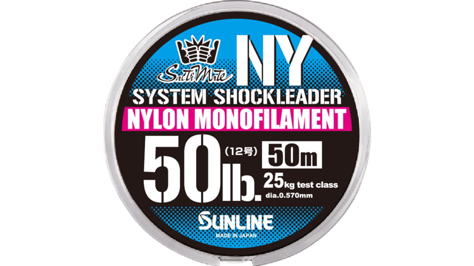 Sunline SaltiMate System Shock Leader Nylon 50lb, 50yds, 60024594
