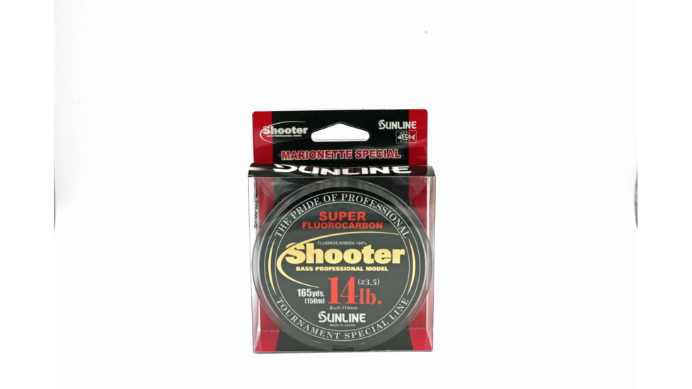 Sunline Shooter Marionette Special - 14 lb, 165 yds - 100% Fluoro, clear, 60073950