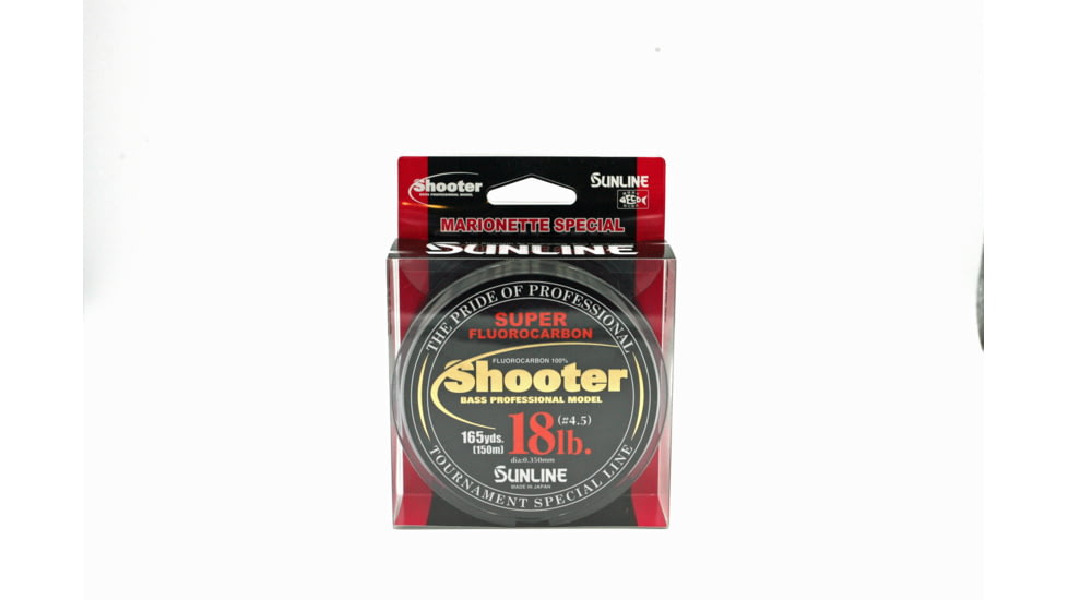 Sunline Shooter Marionette Special - 18 lb, 165 yds - 100% Fluoro, clear, 60073954