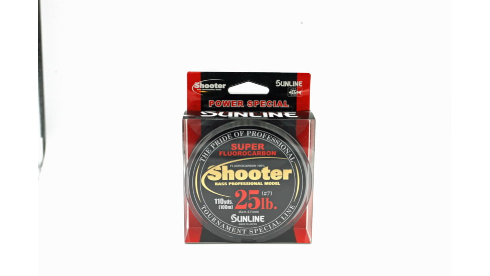 Sunline Shooter Power Special - 25lb, 110 yds - 100% Fluoro, clear, 60073960