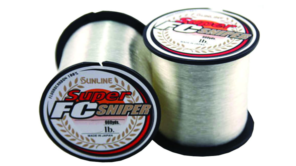 Sunline Super FC Sniper Fluorocarbon Line 10lb 660yd Natural Clear, 63039822