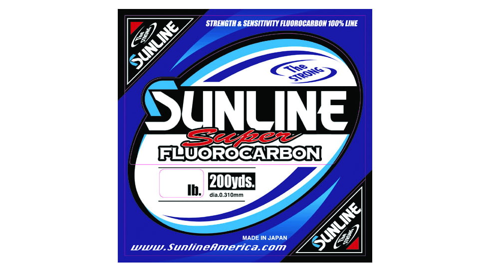 Sunline Super Flurocarbon Fishing Line 16lb 200yd Clear, 63031778