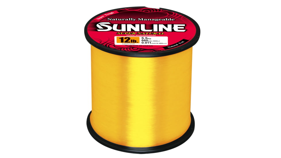Sunline Super Natural Mono, Orange 660yd 12lb, 63760636