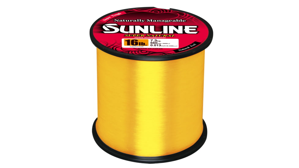 Sunline Super Natural Mono, Orange 660yd 16lb, 63760640