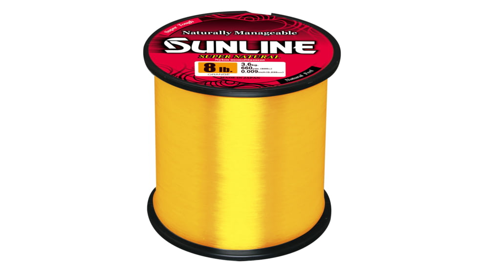 Sunline Super Natural Mono, Orange 660yd 8lb, 63760632