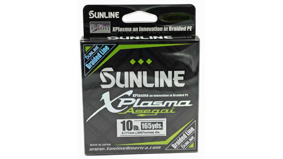 Sunline Xplasma Asegai 10lb 165yd Light Green, 63043202