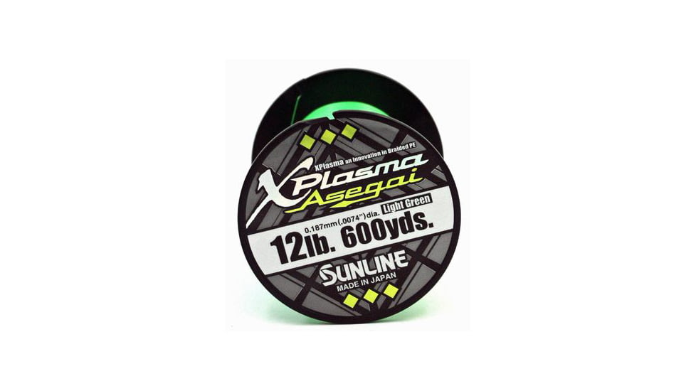 Sunline Xplasma Asegai 12lb 600yd Light Green, 63043224