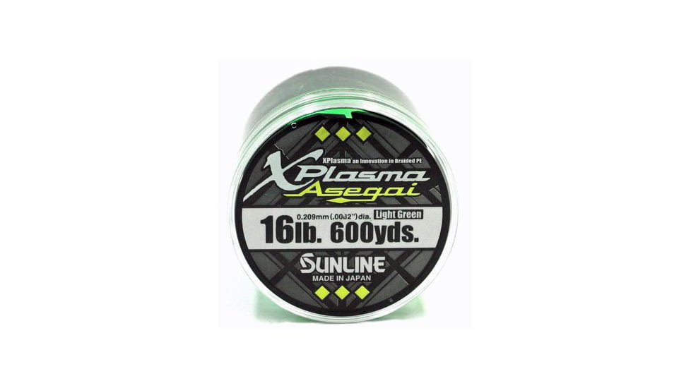 Sunline Xplasma Asegai 16lb 600yd Light Green, 63043226