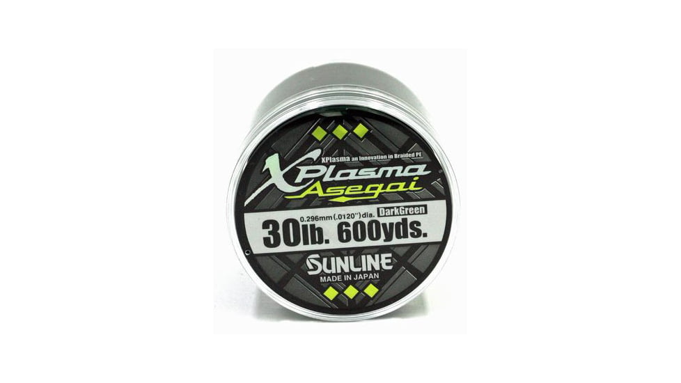 Sunline Xplasma Asegai 30lb 600yd Dark Green, 63043270