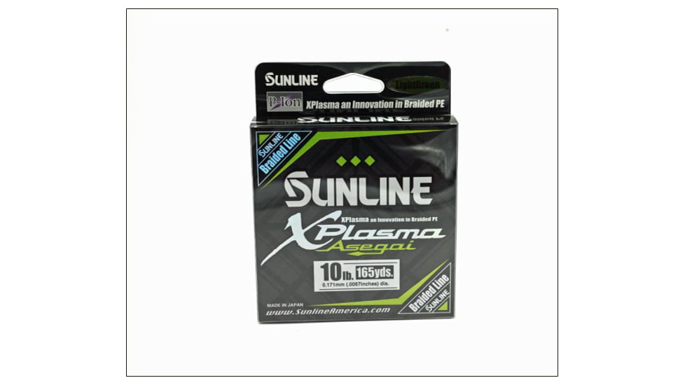 Sunline Xplasma Asegai P-Ion 8 Strand PE Braid 10lb 165yd Dark Green, 63043242