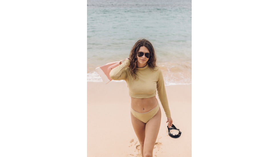 Sunski Astra Sunglasses, Black Frame, Forest Lens, SUN-AS-BFO