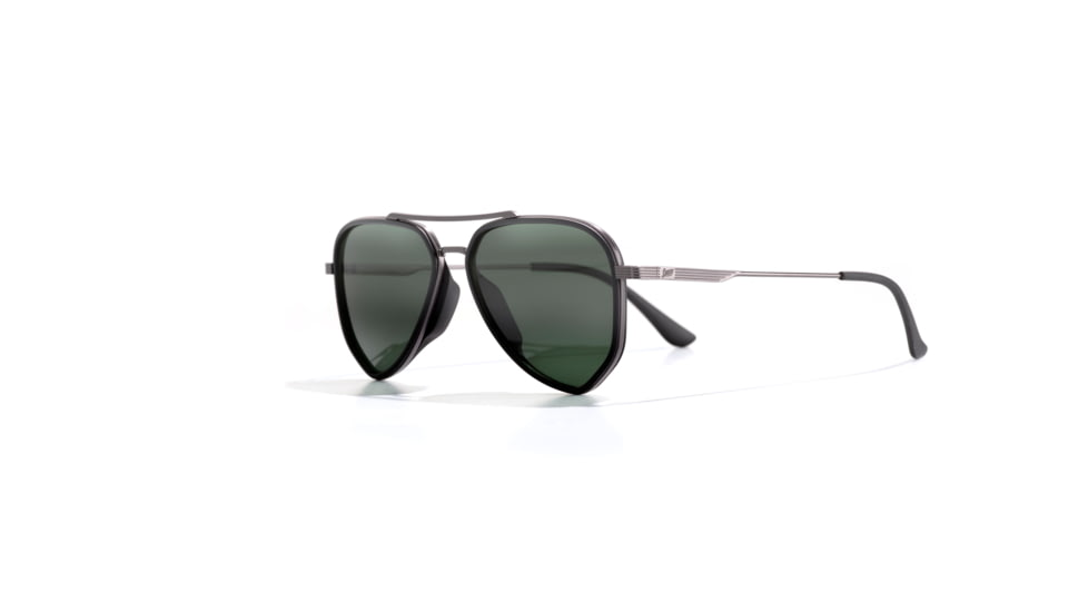 Sunski Astra Sunglasses, Black Frame, Forest Lens, SUN-AS-BFO