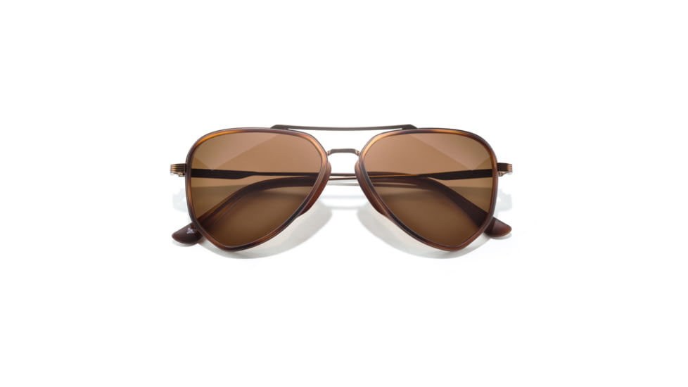 Sunski Astra Sunglasses, Tortoise Frame, Amber Lens, SUN-AS-TAM