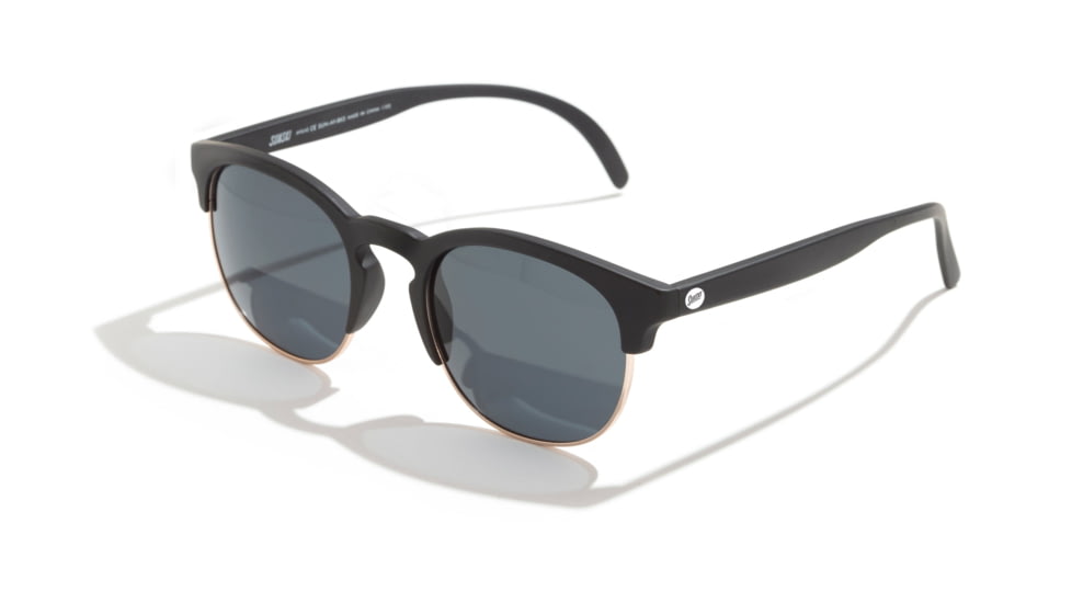 Sunski Avila Sunglasses, Black Frame, Slate Lens, SUN-AV-BKS