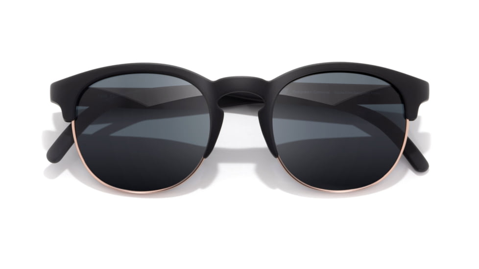Sunski Avila Sunglasses, Black Frame, Slate Lens, SUN-AV-BKS