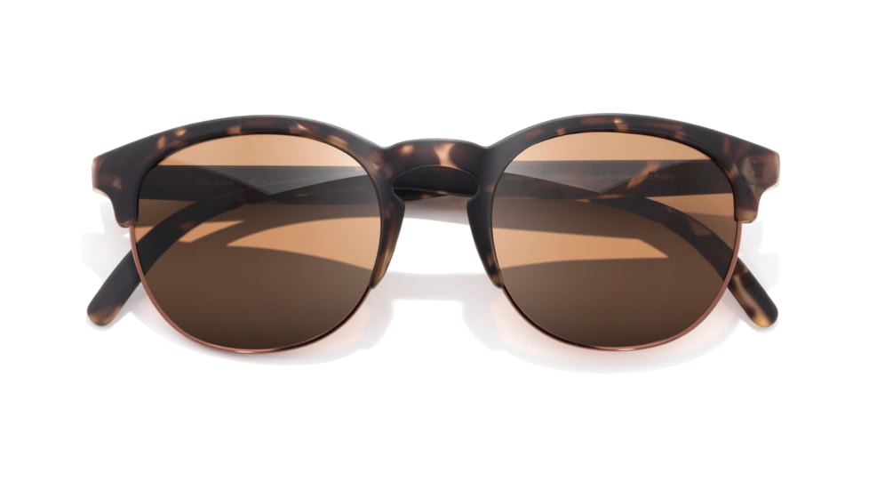 Sunski Avila Sunglasses, Tortoise Frame, Amber Lens, SUN-AV-TAM