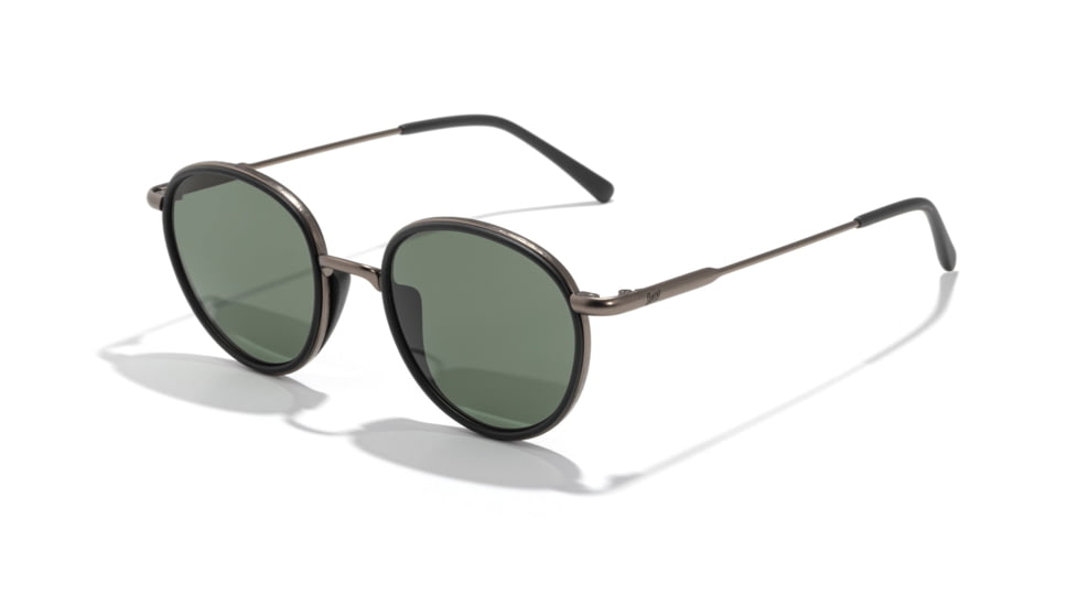 Sunski Baia Sunglasses, Black Frame, Forest Lens, SUN-BA-BFO