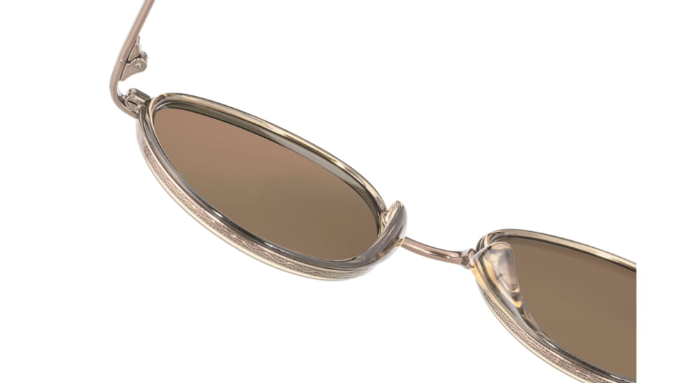 Sunski Baia Sunglasses, Champagne Frame, Amber Lens, SUN-BA-CAM