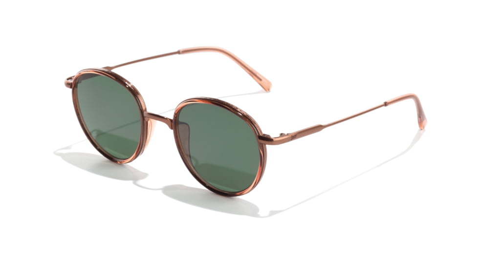Sunski Baia Sunglasses, Copper Frame, Forest Lens, SUN-BA-COF