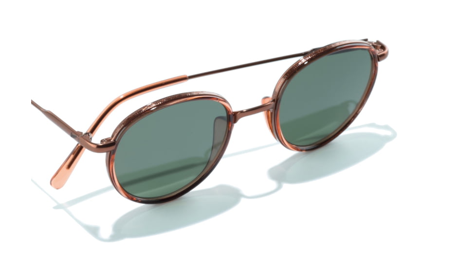 Sunski Baia Sunglasses, Copper Frame, Forest Lens, SUN-BA-COF
