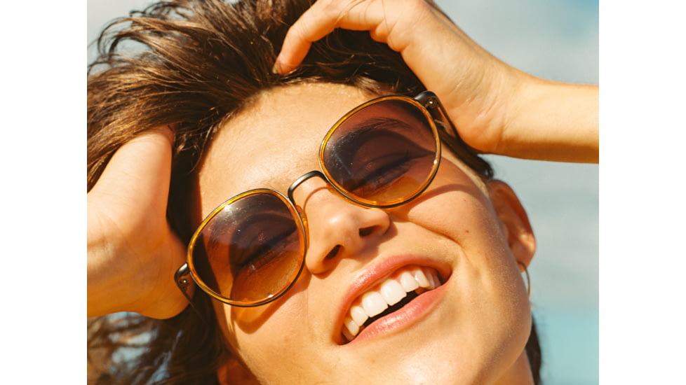 Sunski Baia Sunglasses, Honey Frame, Sepia Lens, SUN-BA-HSE