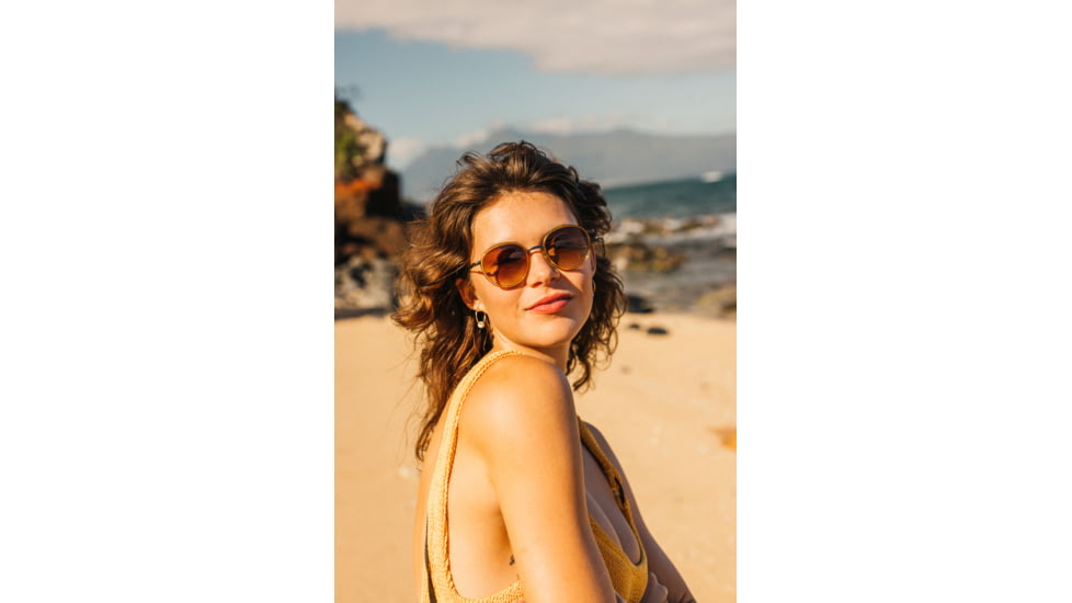 Sunski Baia Sunglasses, Honey Frame, Sepia Lens, SUN-BA-HSE