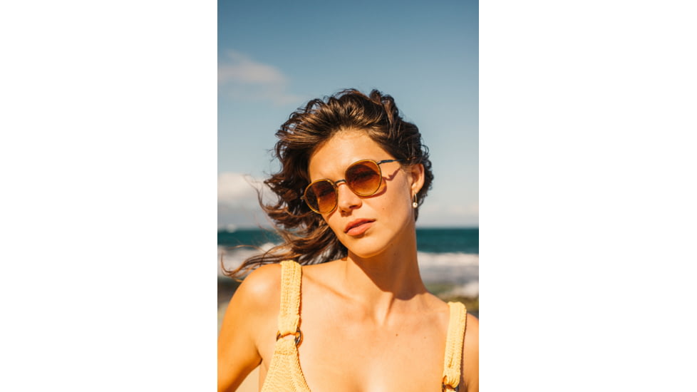 Sunski Baia Sunglasses, Honey Frame, Sepia Lens, SUN-BA-HSE