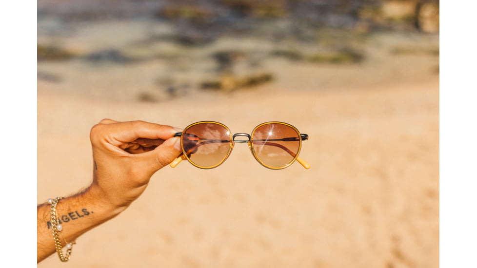 Sunski Baia Sunglasses, Honey Frame, Sepia Lens, SUN-BA-HSE