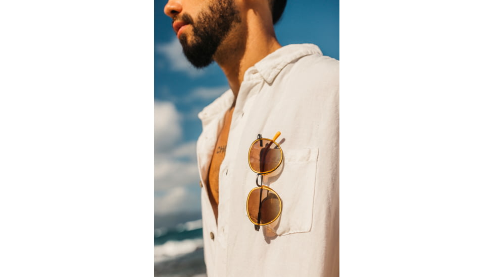 Sunski Baia Sunglasses, Honey Frame, Sepia Lens, SUN-BA-HSE