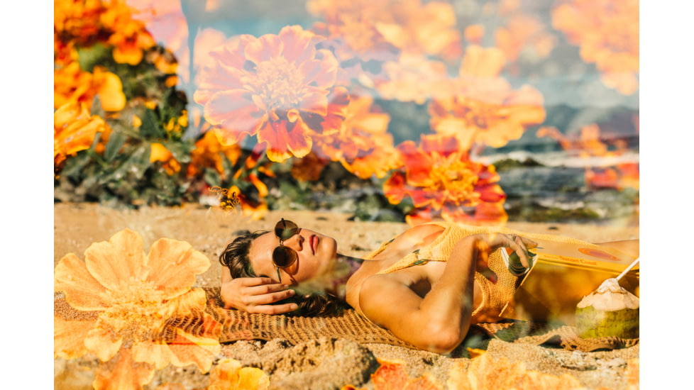 Sunski Baia Sunglasses, Honey Frame, Sepia Lens, SUN-BA-HSE