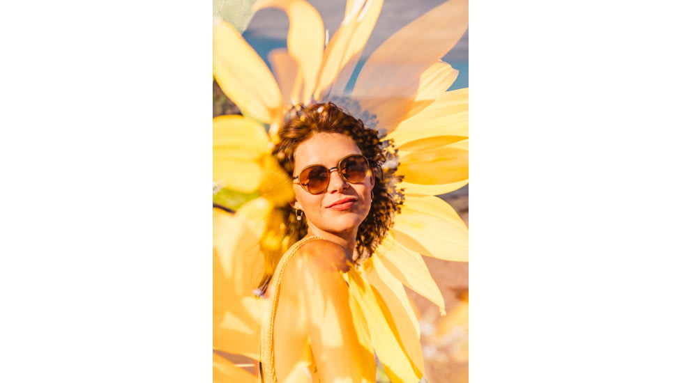 Sunski Baia Sunglasses, Honey Frame, Sepia Lens, SUN-BA-HSE