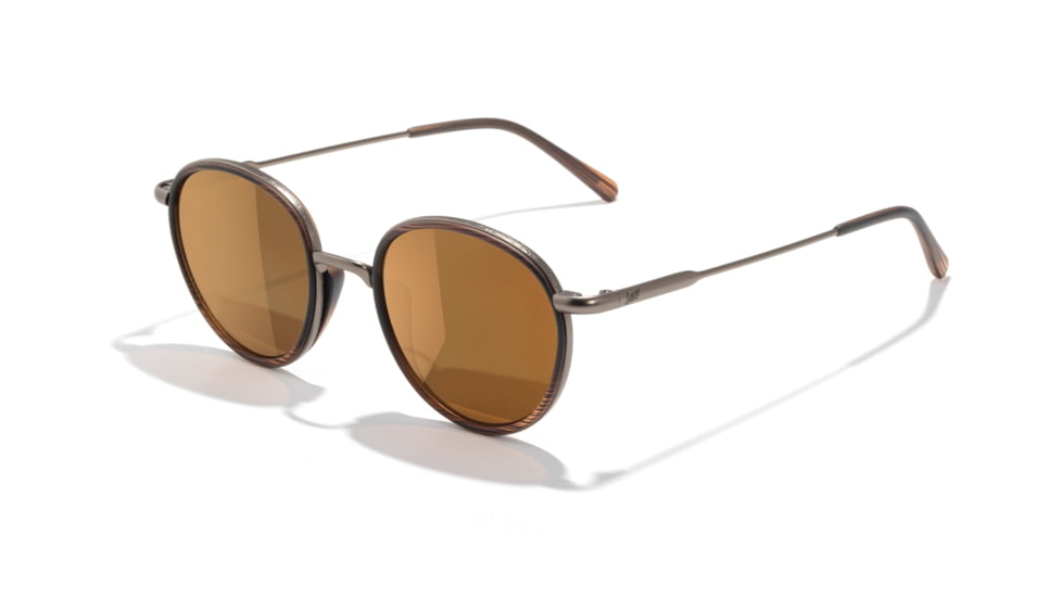 Sunski Baia Sunglasses, Wire Tort Frame, Bronze Lens, SUN-BA-WTB