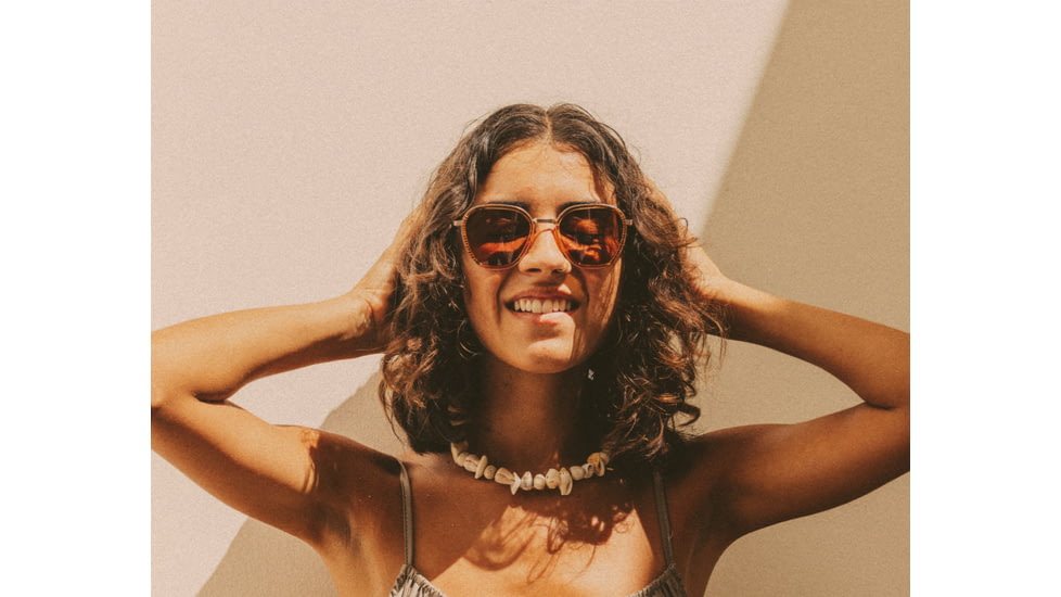 Sunski Bernina Sunglasses, Black Frame, Slate Lens, SUN-BE-BSL