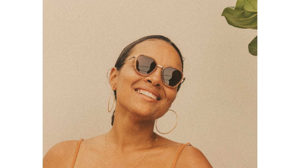 Sunski Bernina Sunglasses, Black Frame, Slate Lens, SUN-BE-BSL