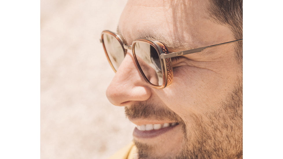 Sunski Bernina Sunglasses, Black Frame, Slate Lens, SUN-BE-BSL