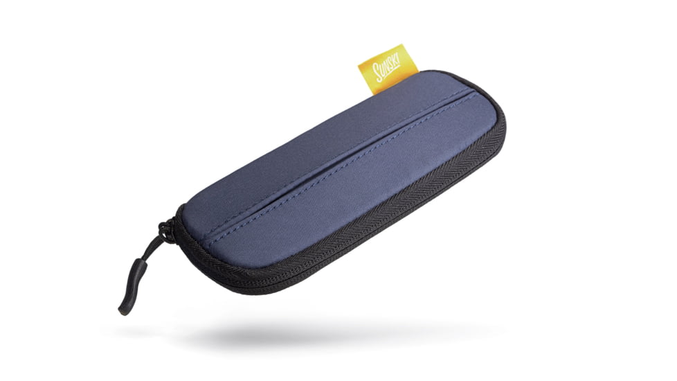 Sunski Bernina Sunglasses, Black Frame, Slate Lens, SUN-BE-BSL