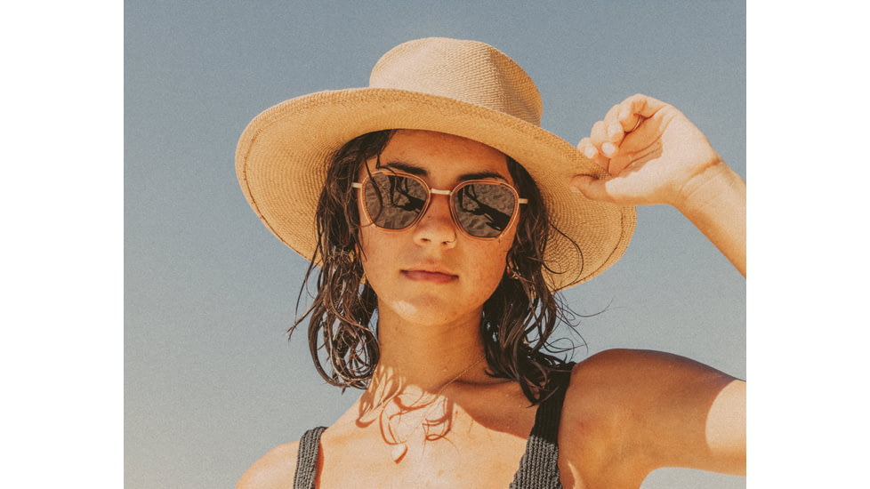 Sunski Bernina Sunglasses, Black Frame, Slate Lens, SUN-BE-BSL