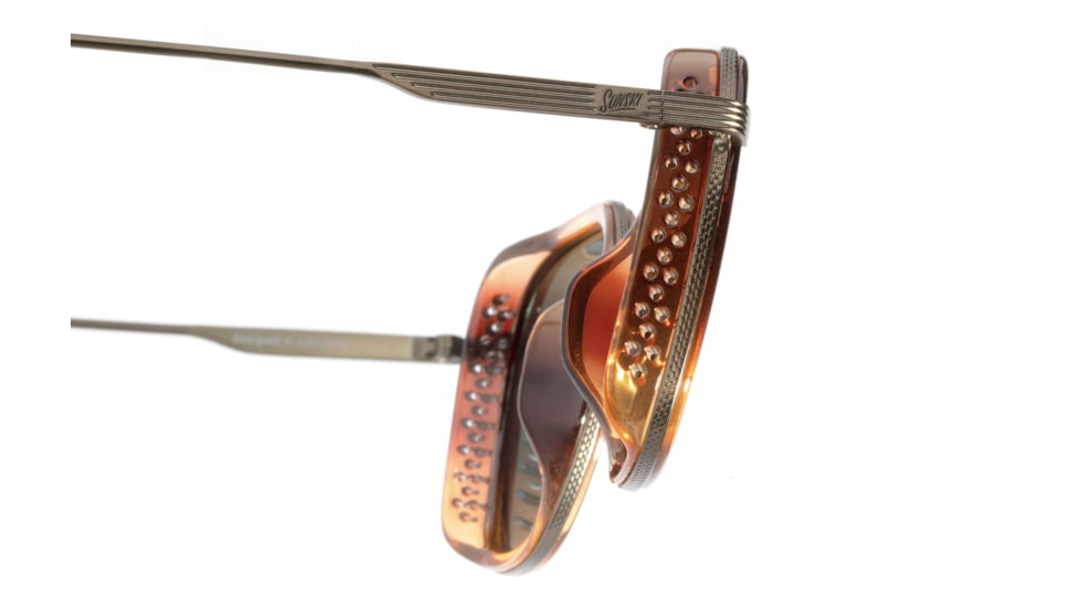 Sunski Bernina Sunglasses, Caramel Frame, Forest Lens, SUN-BE-CAF