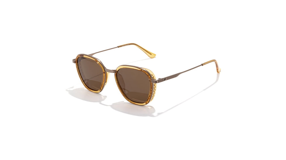 Sunski Bernina Sunglasses, Desert Frame, Amber Lens, SUN-BE-DAM